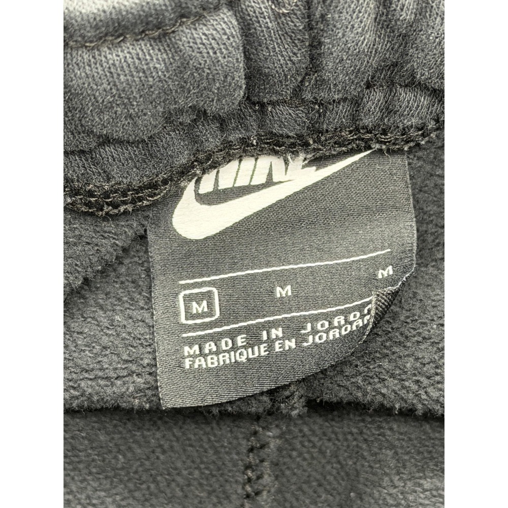 Nike Pants Mens Medium Black Jogger Fleece Cargo Elastic Waist CD3129-010 - Picture 10 of 16
